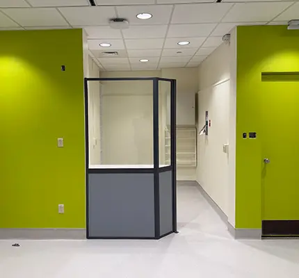 X-Ray Modular Control Booths & Panels by Almatin cb